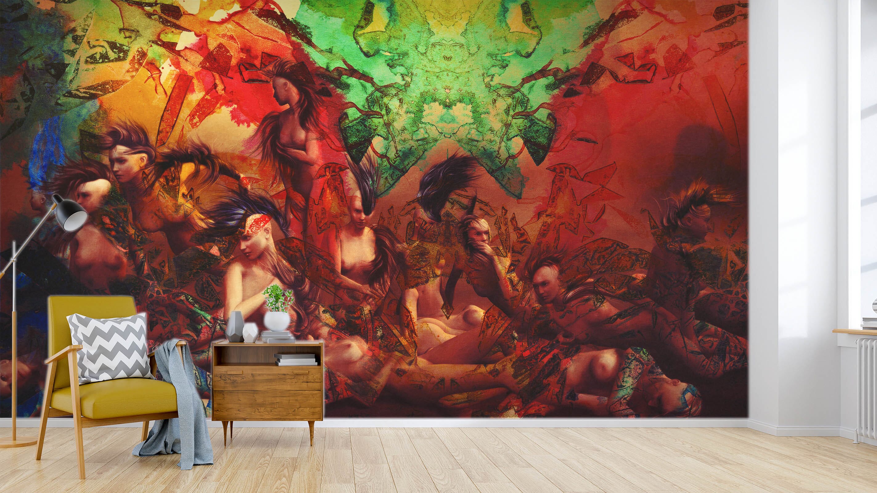 3D Life In Technicolor 1407 Marco Cavazzana Wall Mural Wall Murals Wallpaper AJ Wallpaper 2 