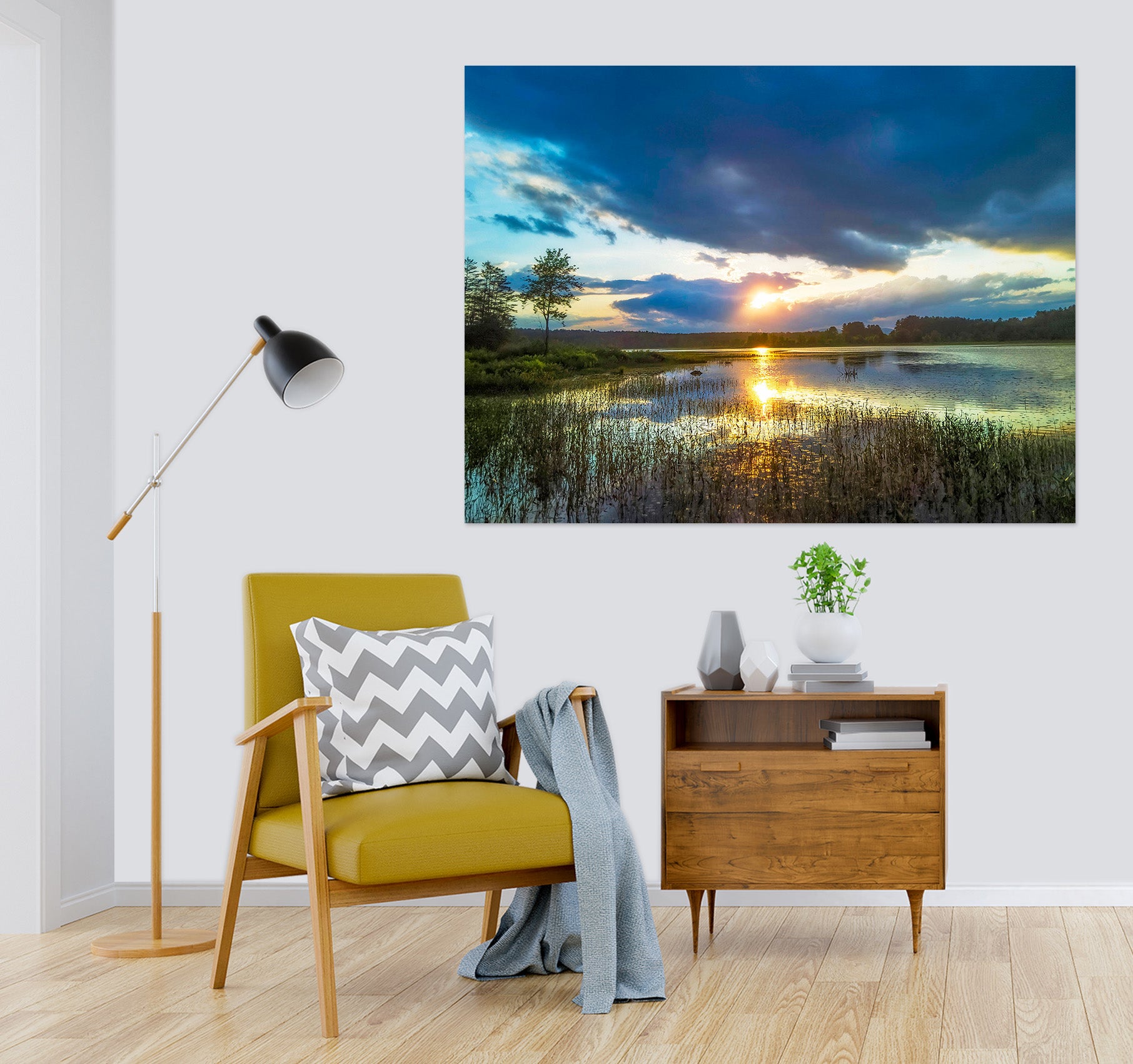 3D Sky Lake 85164 Jerry LoFaro Wall Sticker