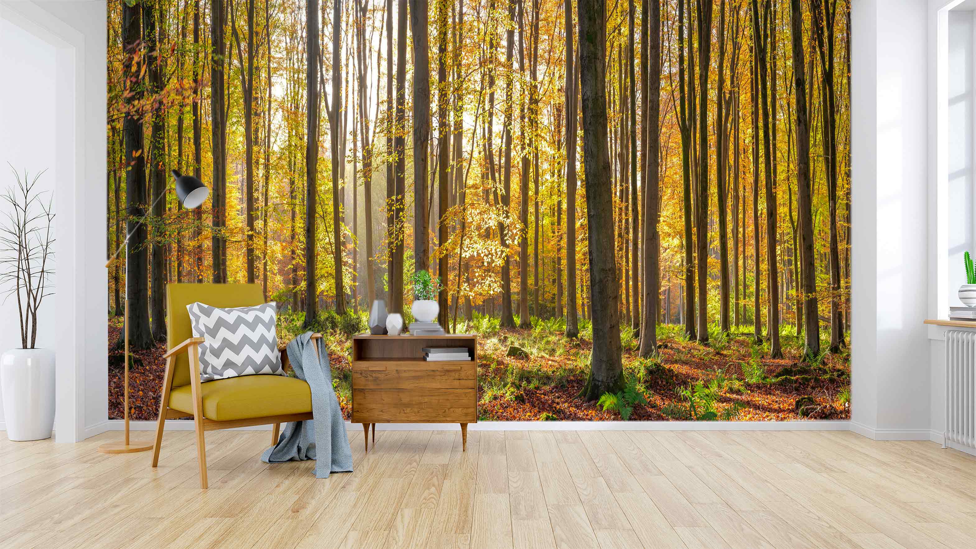 3D Forest Meadow 6277 Assaf Frank Wall Mural Wall Murals