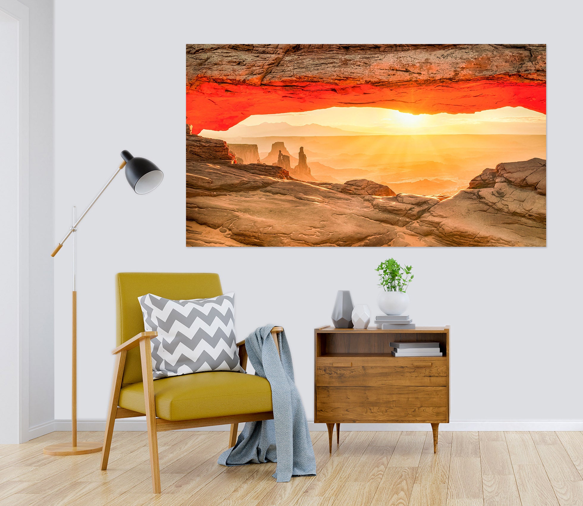 3D Sunshine Mountain 4026 Beth Sheridan Wall Sticker