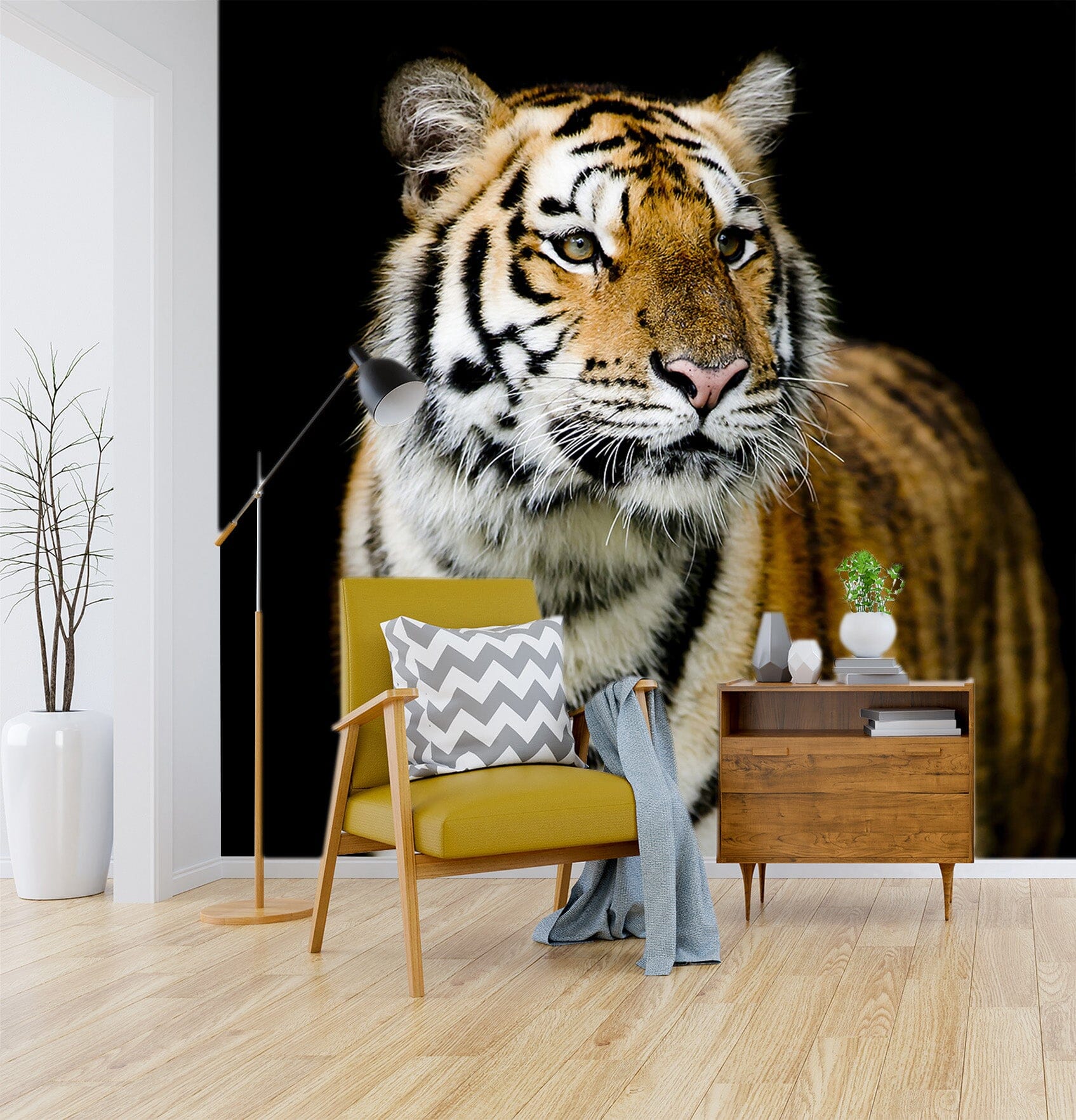 3D Lazy Tiger 179 Wall Murals Wallpaper AJ Wallpaper 2 