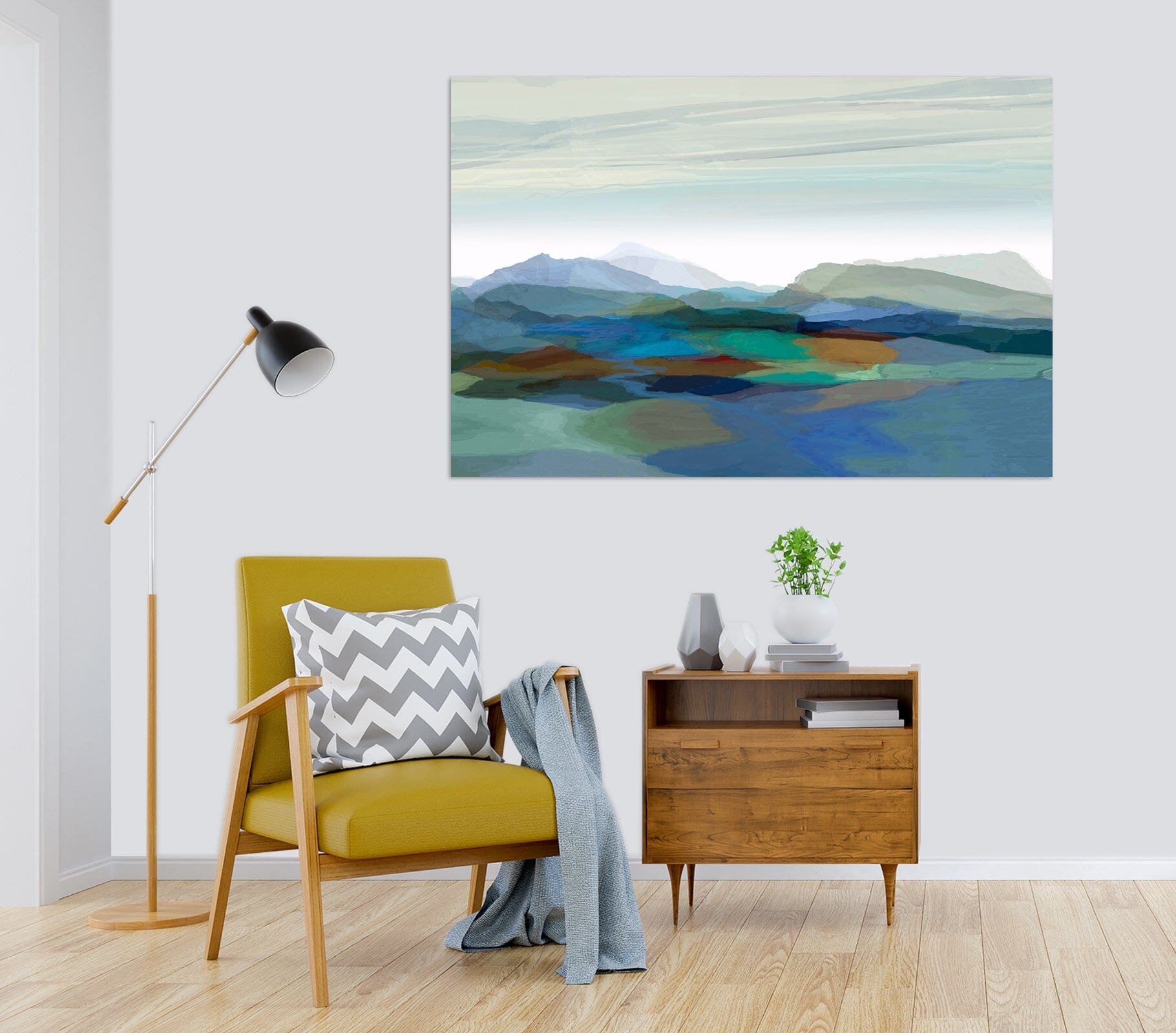 3D Rolling Hills 019 Michael Tienhaara Wall Sticker Wallpaper AJ Wallpaper 2 