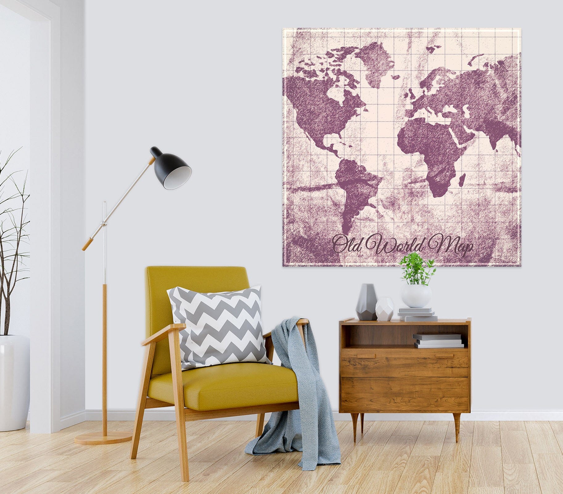 3D Africa Land 001 World Map Wall Sticker Wallpaper AJ Wallpaper 2 