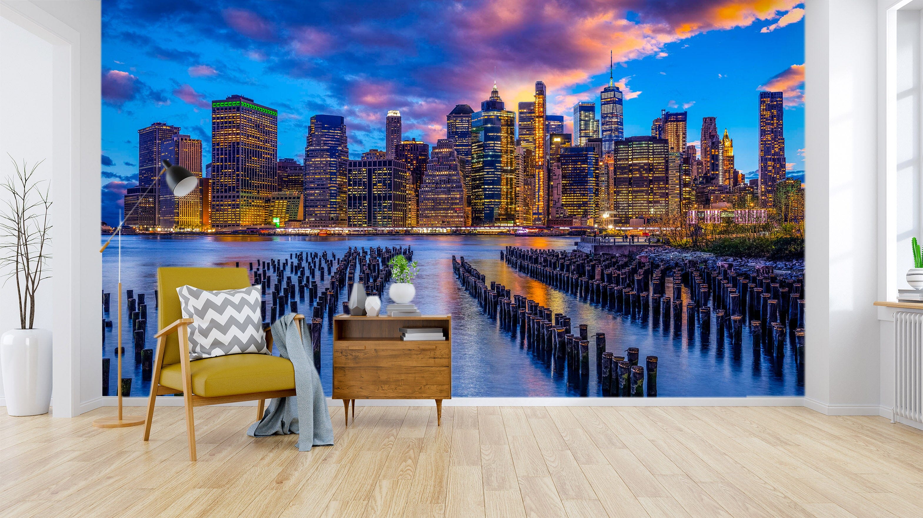 3D Night City 1414 Marco Carmassi Wall Mural Wall Murals Wallpaper AJ Wallpaper 2 