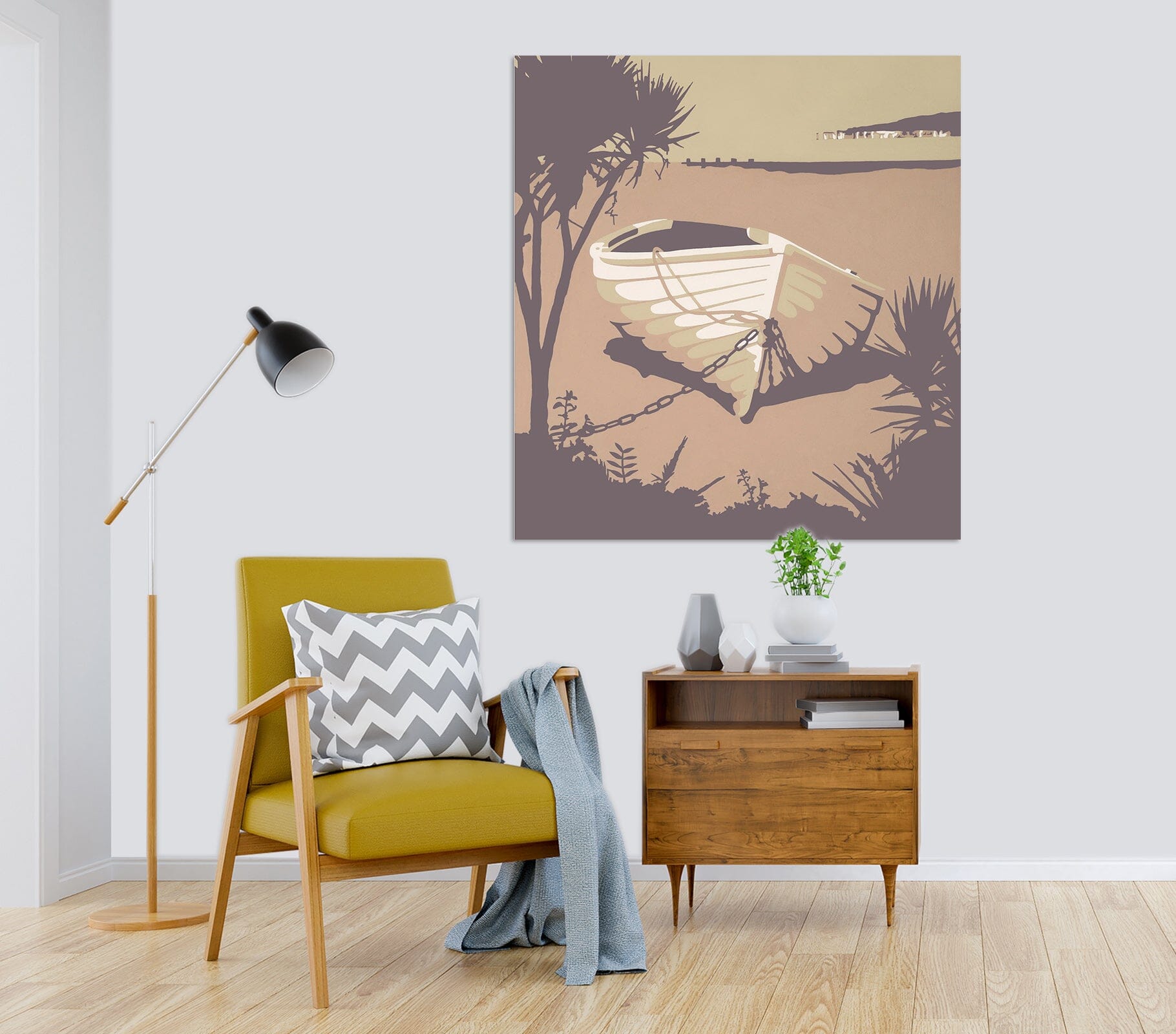 3D Sandbanks The Purbecks 054 Steve Read Wall Sticker Wallpaper AJ Wallpaper 2 