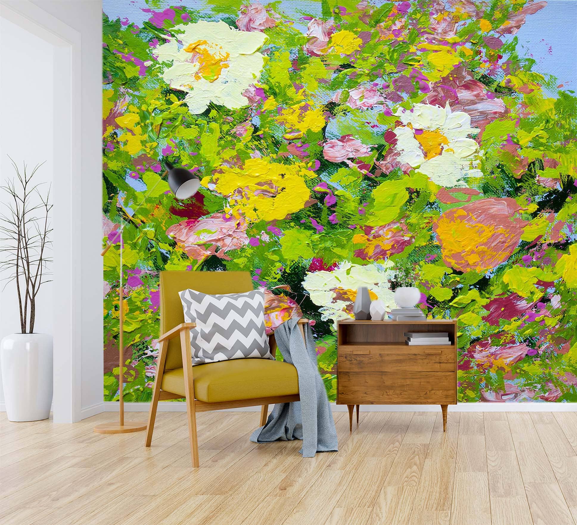 3D Oil Painting Flowers 115 Allan P. Friedlander Wall Mural Wall Murals Wallpaper AJ Wallpaper 2 