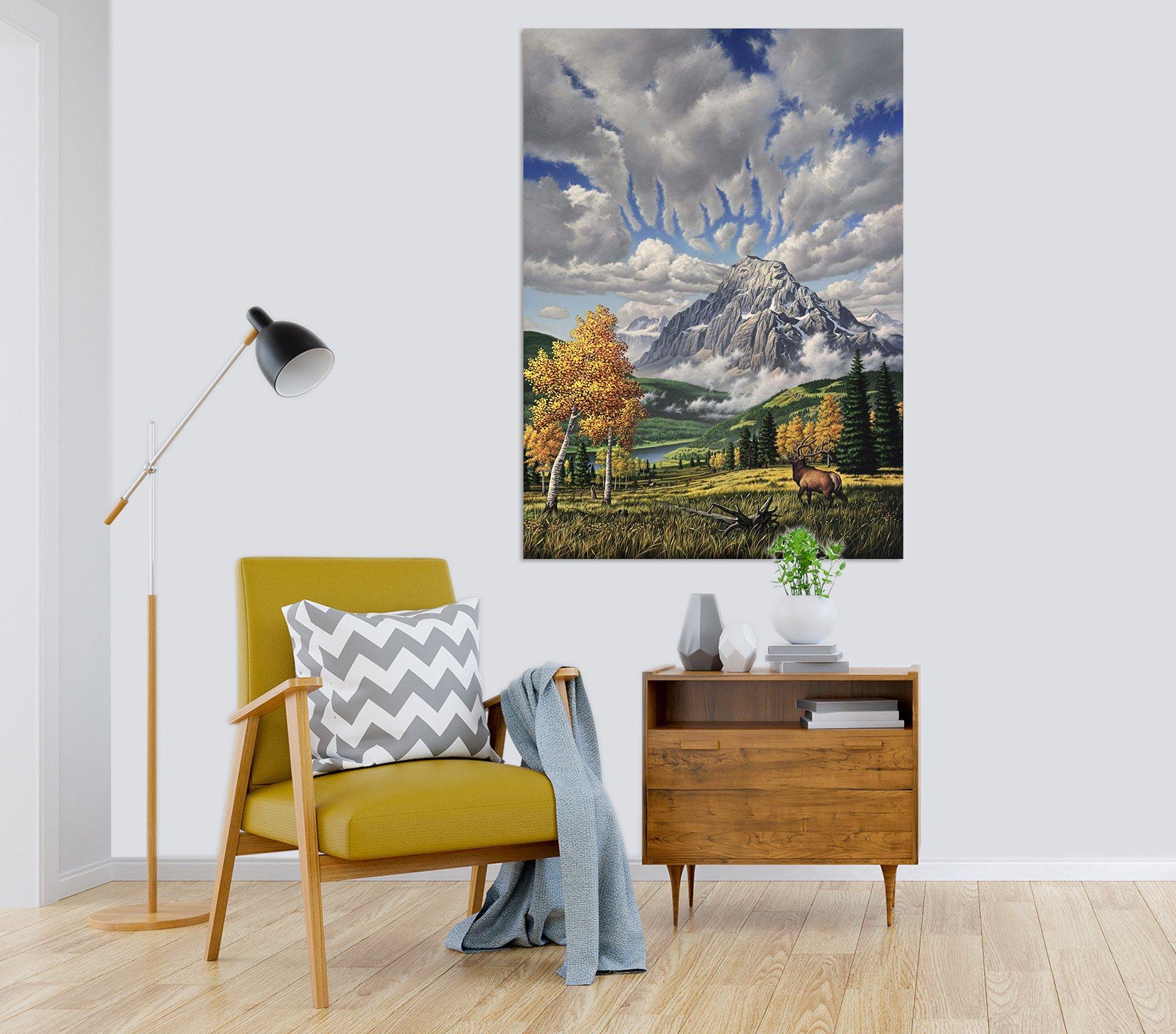 3D Autumn Canyon 027 Jerry LoFaro Wall Sticker Wallpaper AJ Wallpaper 2 