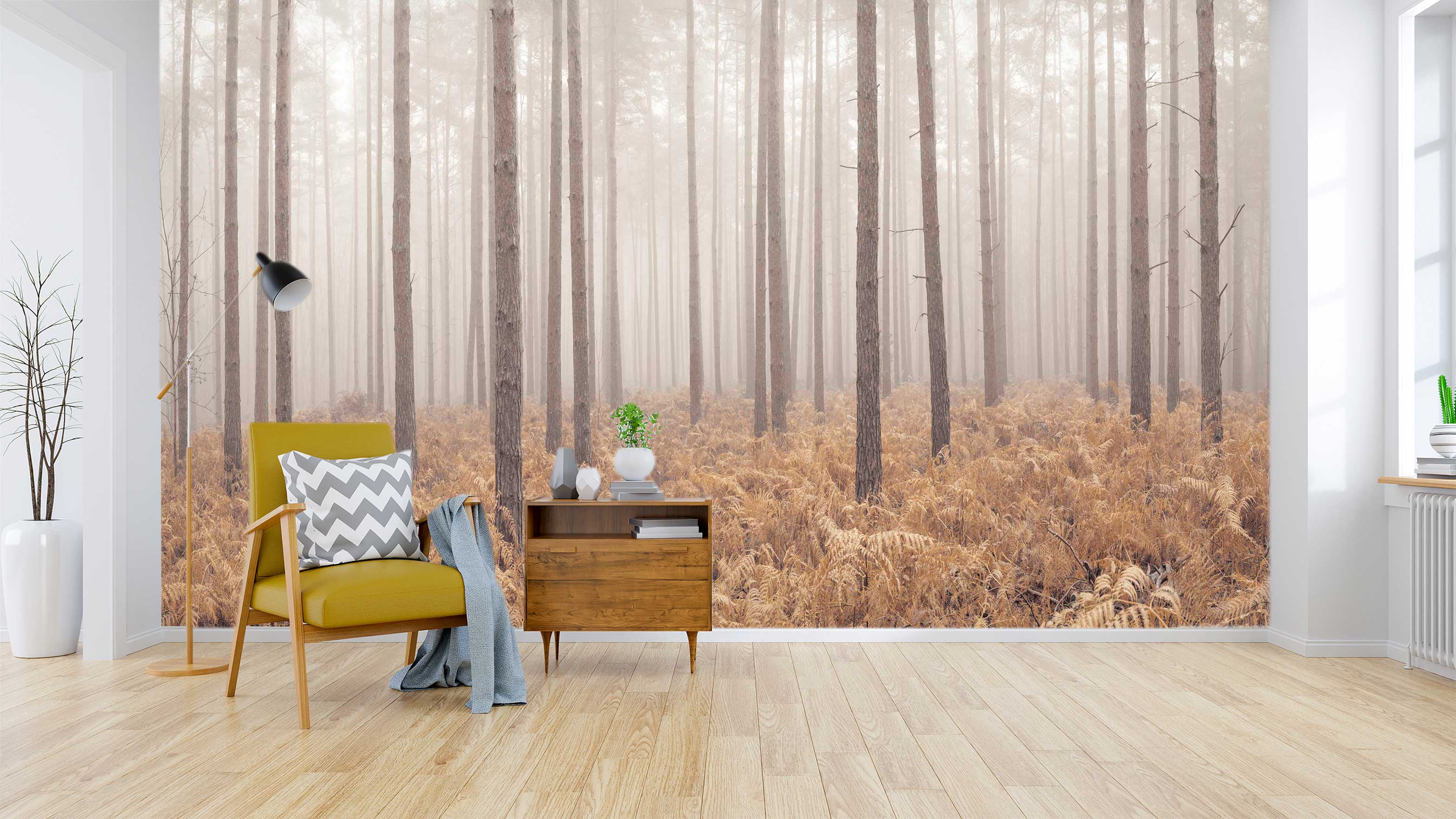 3D Forest Meadow 6290 Assaf Frank Wall Mural Wall Murals