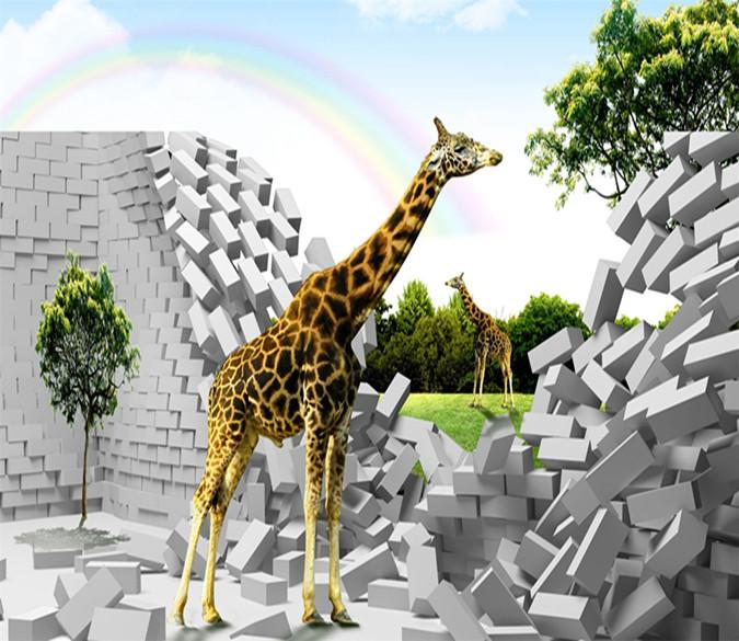 3D Giraffe 94 Wallpaper AJ Wallpapers 