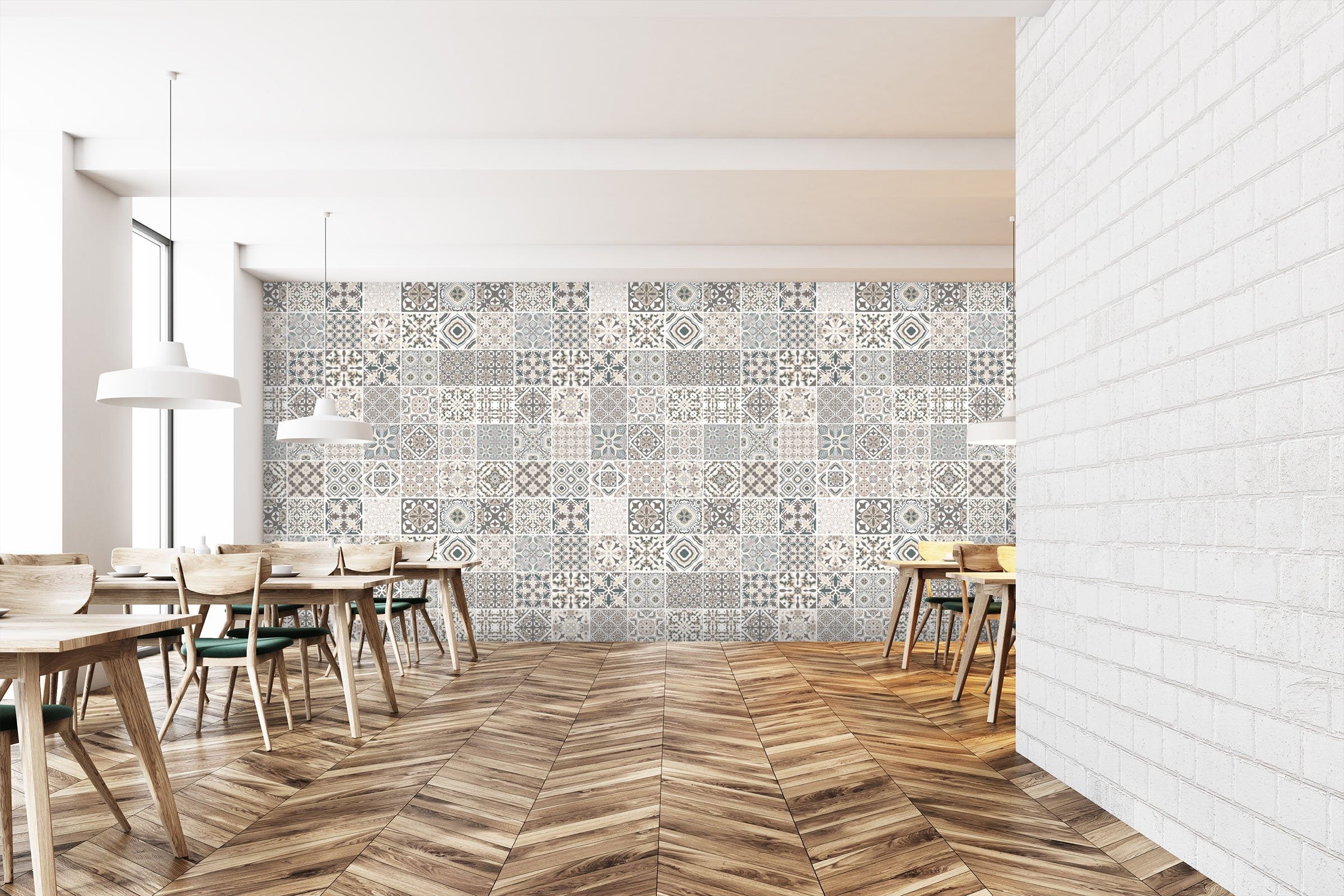 3D Elegant Mosaic 036 Marble Tile Texture Wallpaper AJ Wallpaper 2 