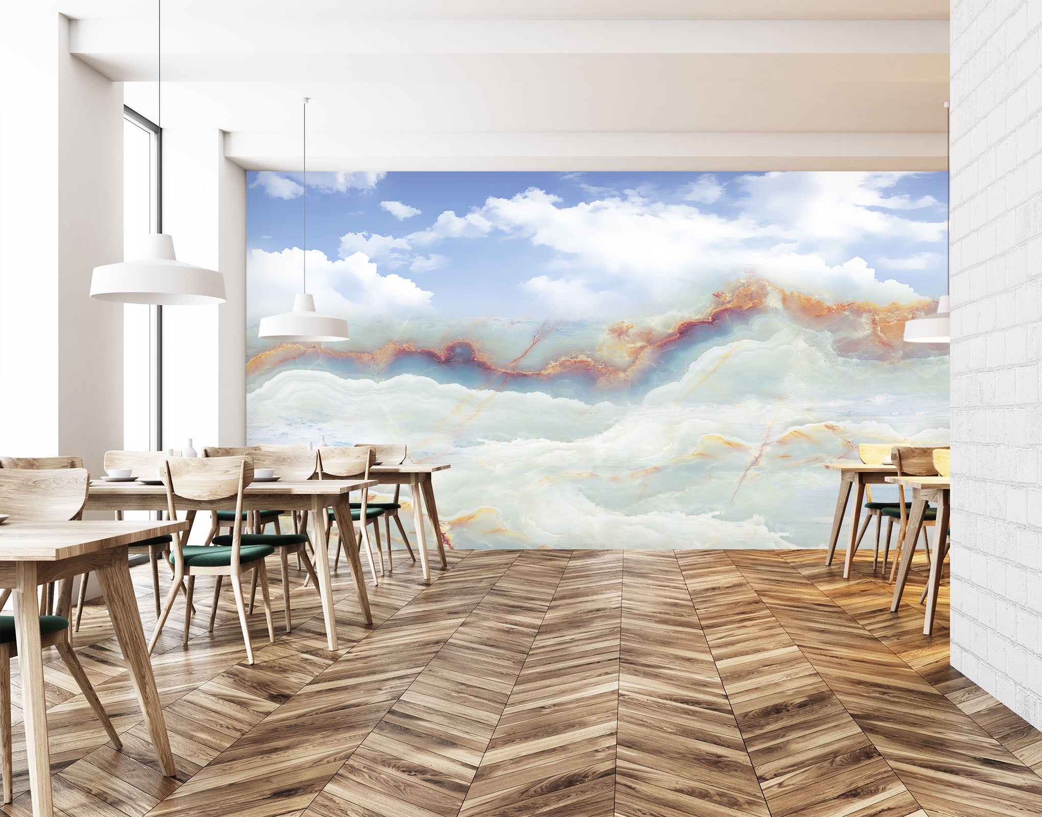 3D Soft Clouds 1495 Wall Murals