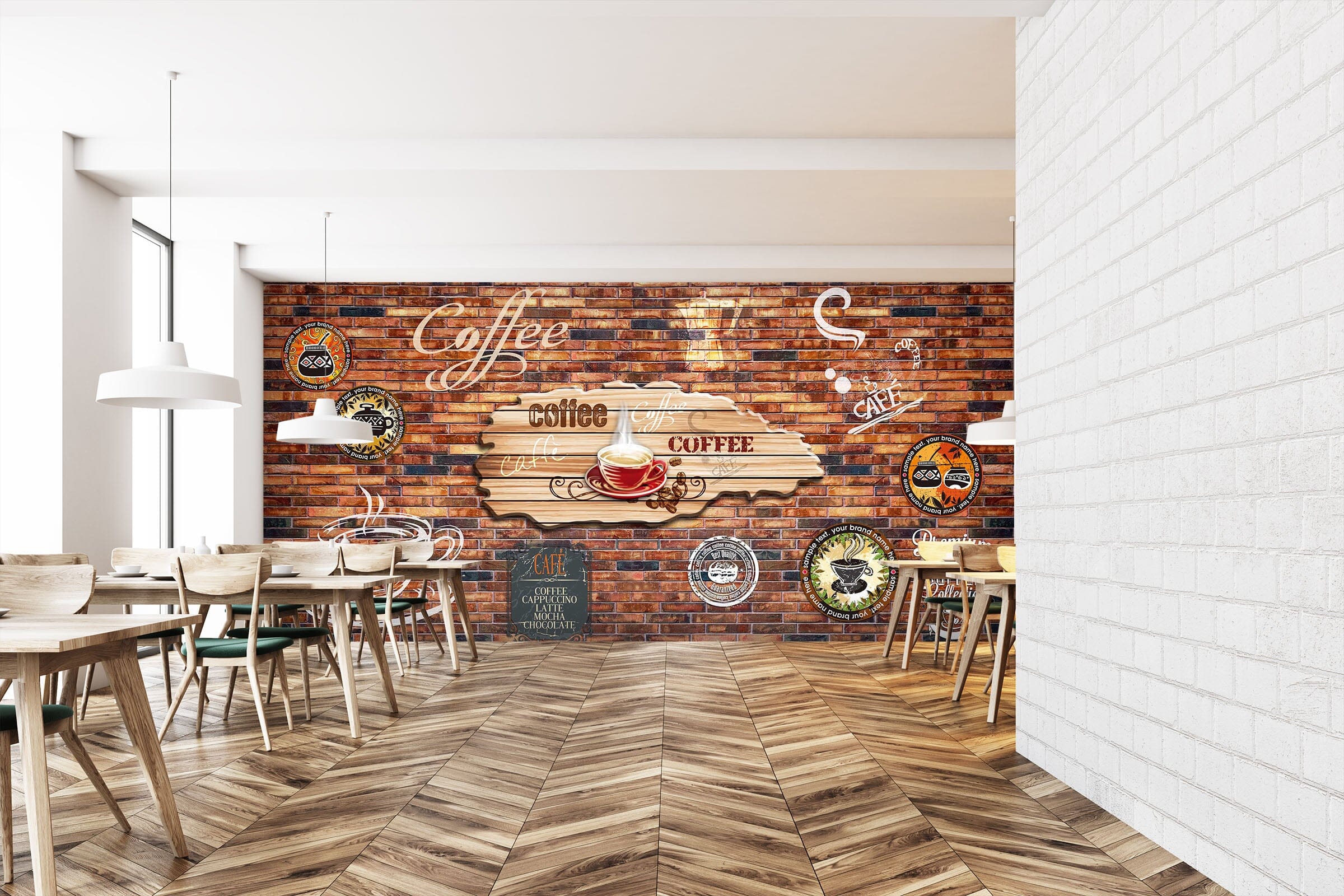 3D Coffee Tea 1935 Wall Murals Wallpaper AJ Wallpaper 2 