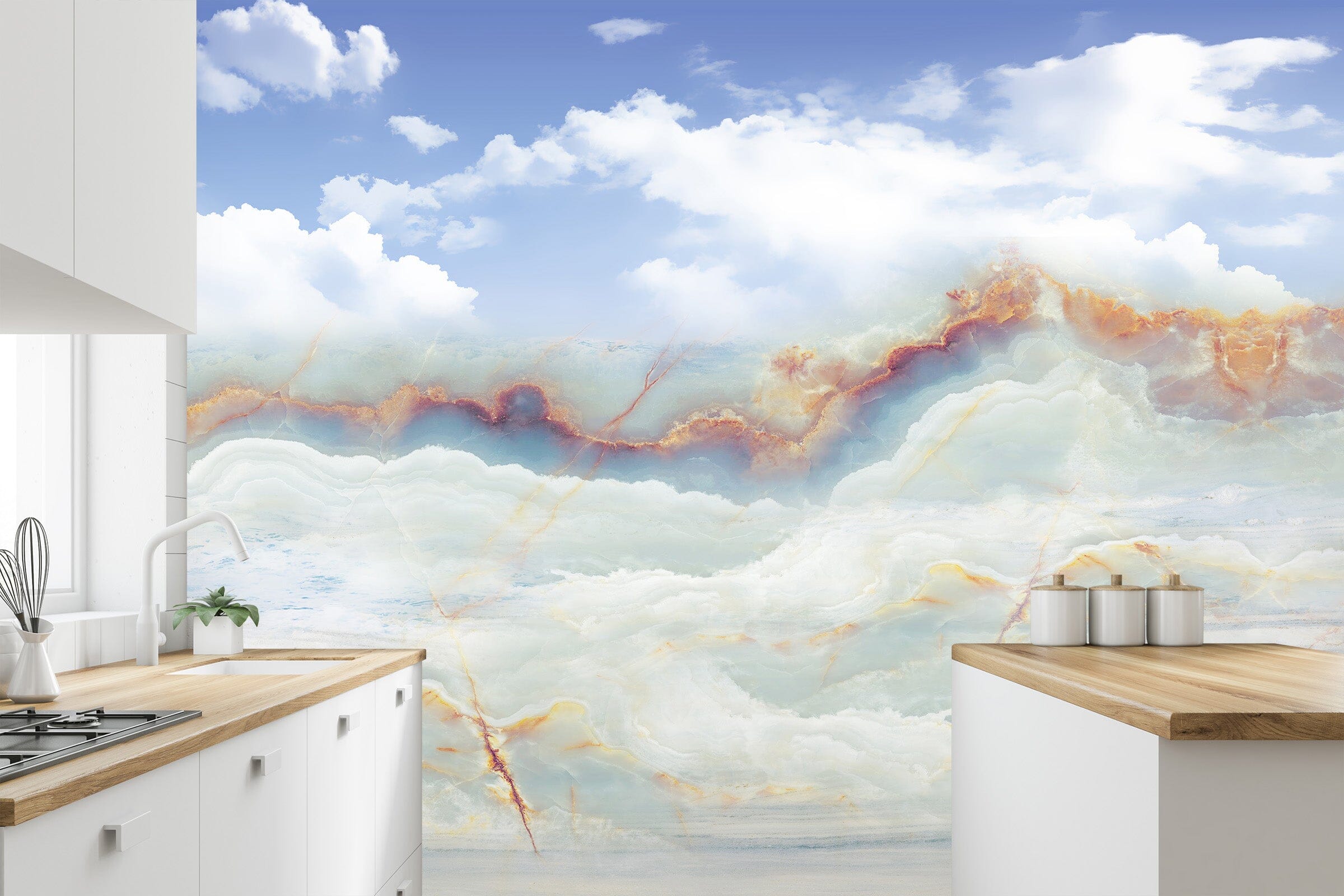 3D Colored Clouds 1404 Wall Murals Wallpaper AJ Wallpaper 2 