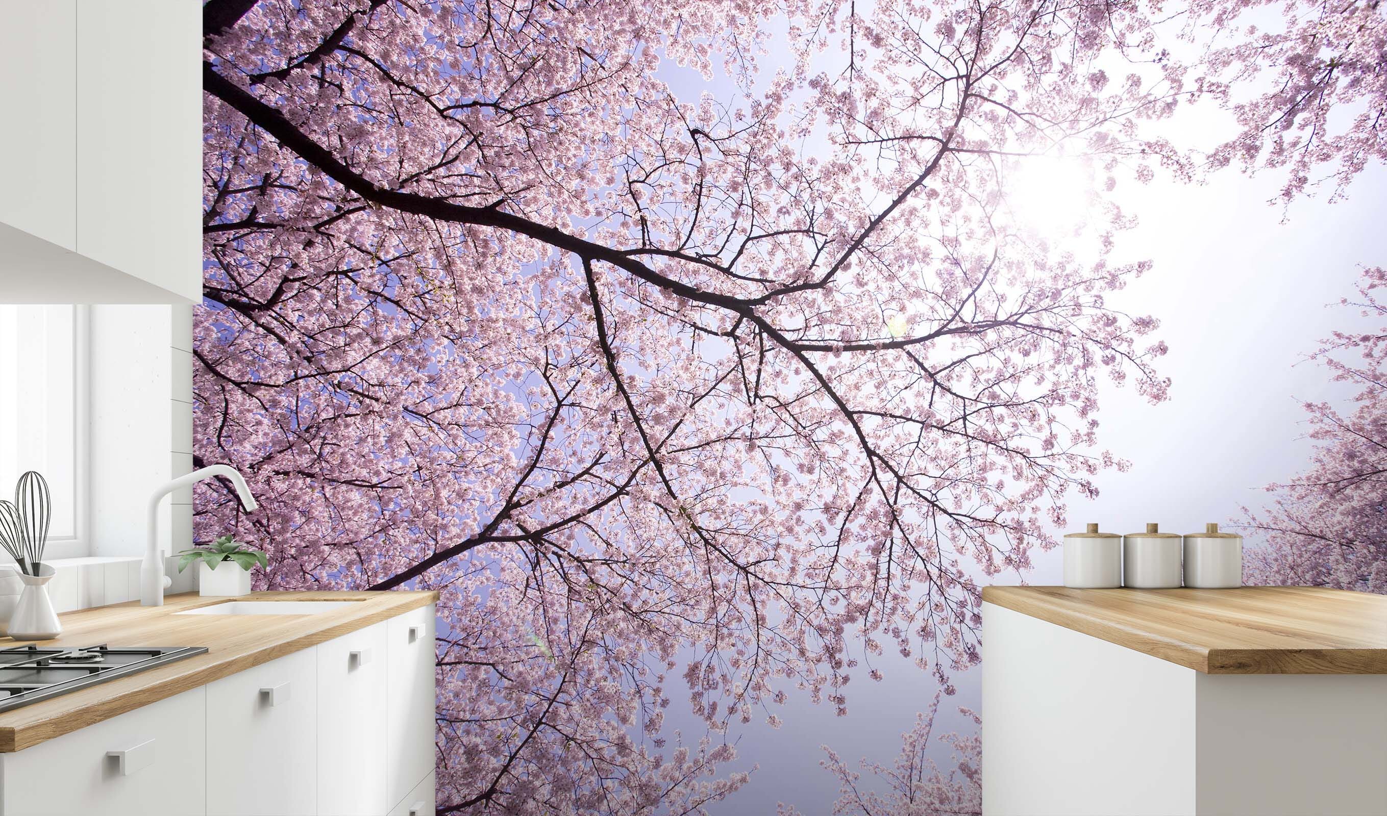 3D Cherry Blossom Ceiling 149 Wall Murals Wallpaper AJ Wallpaper 2 