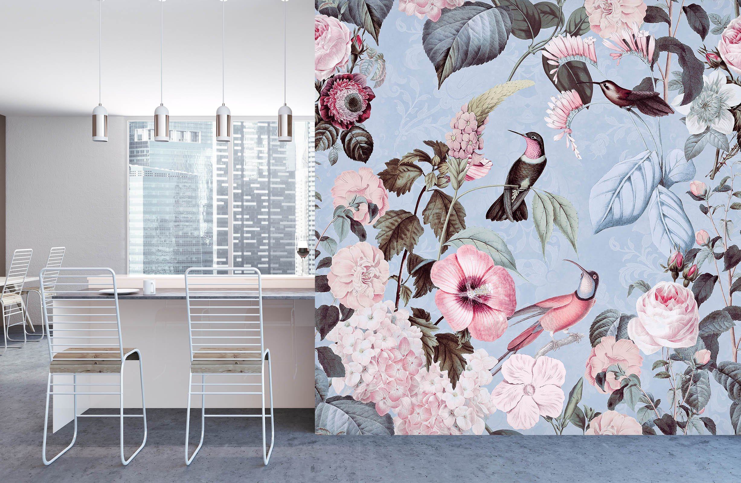 3D Bird Forest 1416 Andrea haase Wall Mural Wall Murals Wallpaper AJ Wallpaper 2 