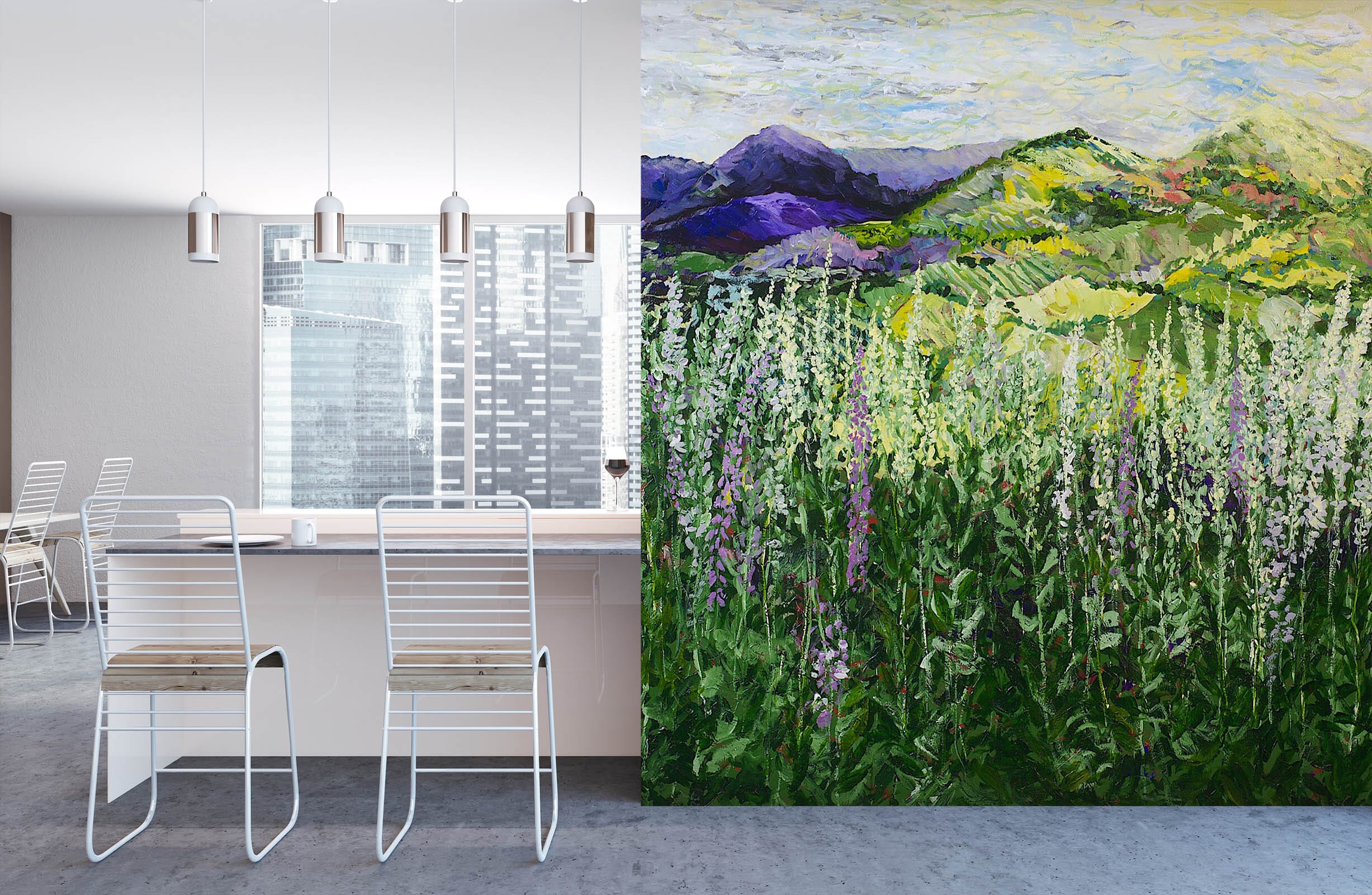 3D Painted Wild Flowers 147 Allan P. Friedlander Wall Mural Wall Murals Wallpaper AJ Wallpaper 2 