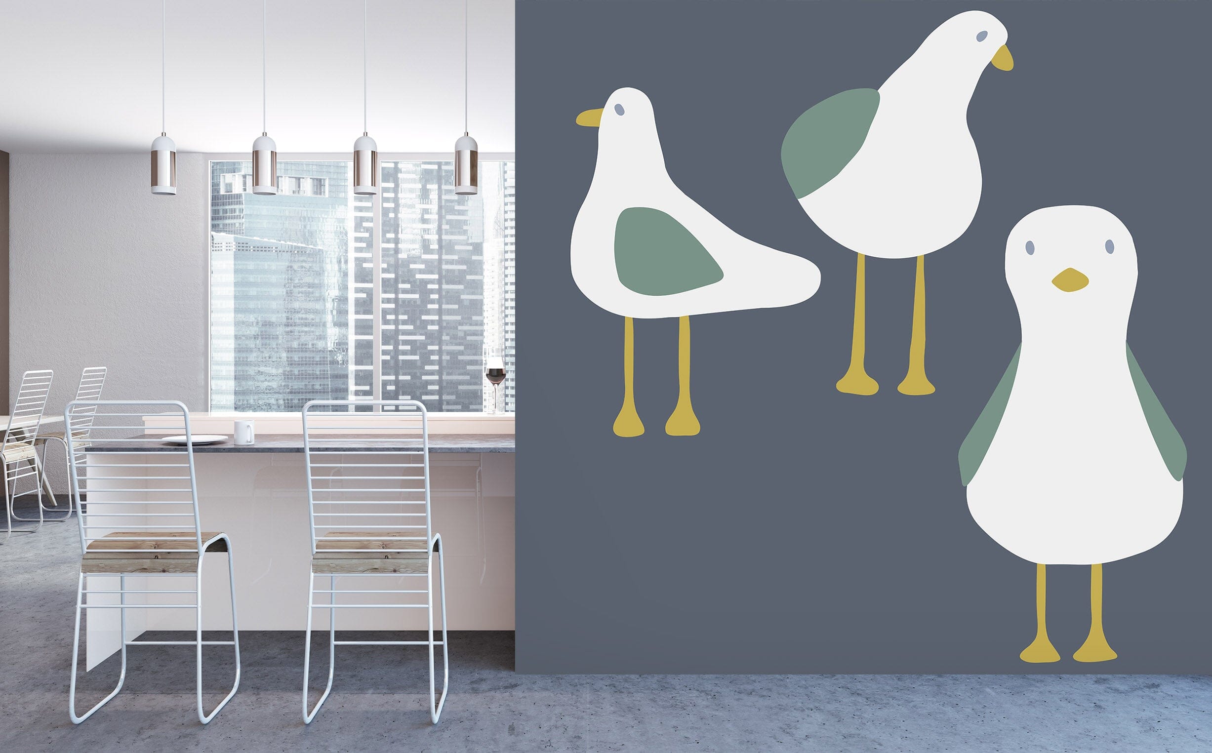 3D Cute Chick 1404 Jillian Helvey Wall Mural Wall Murals Wallpaper AJ Wallpaper 2 