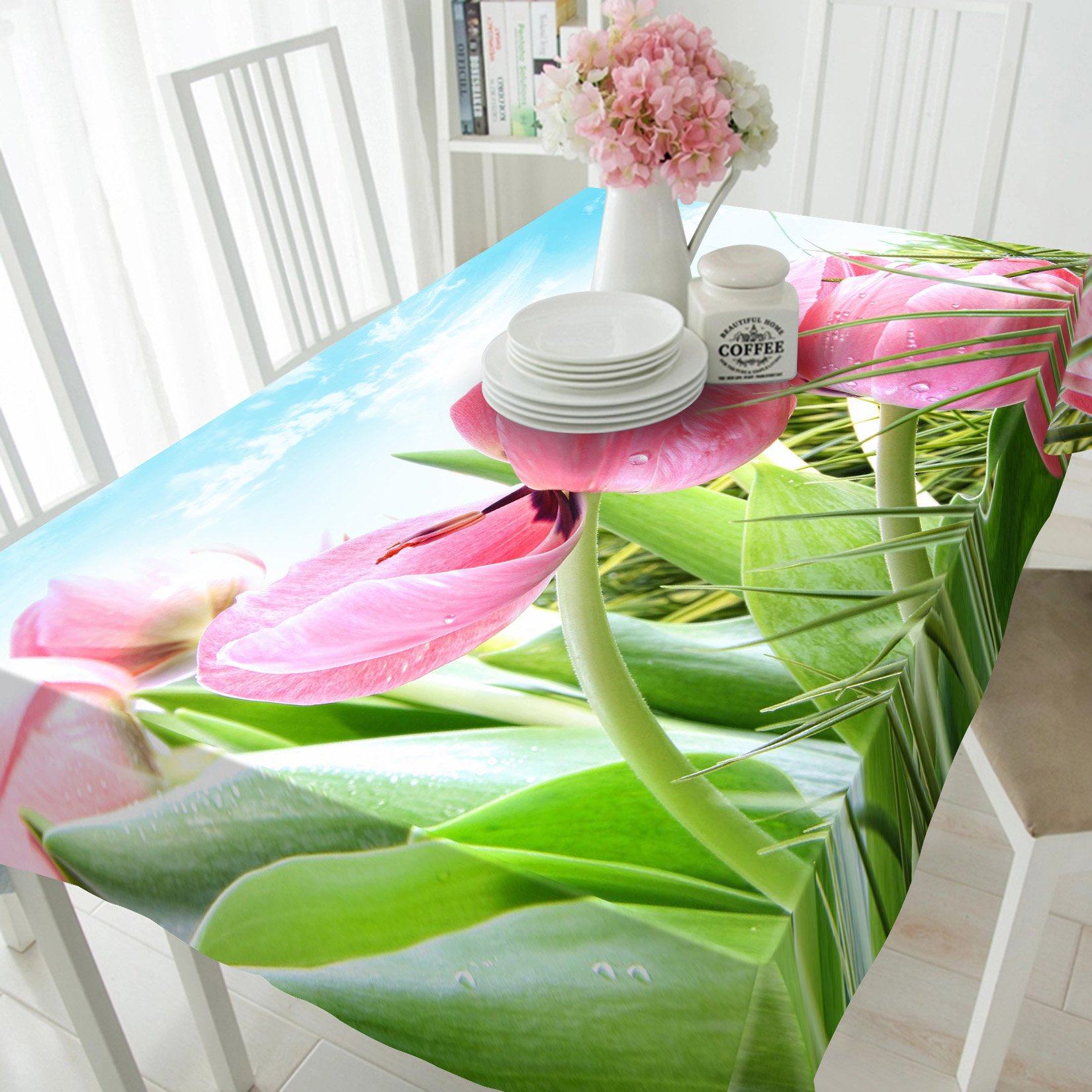 3D Weeds Flowers 275 Tablecloths Wallpaper AJ Wallpaper 