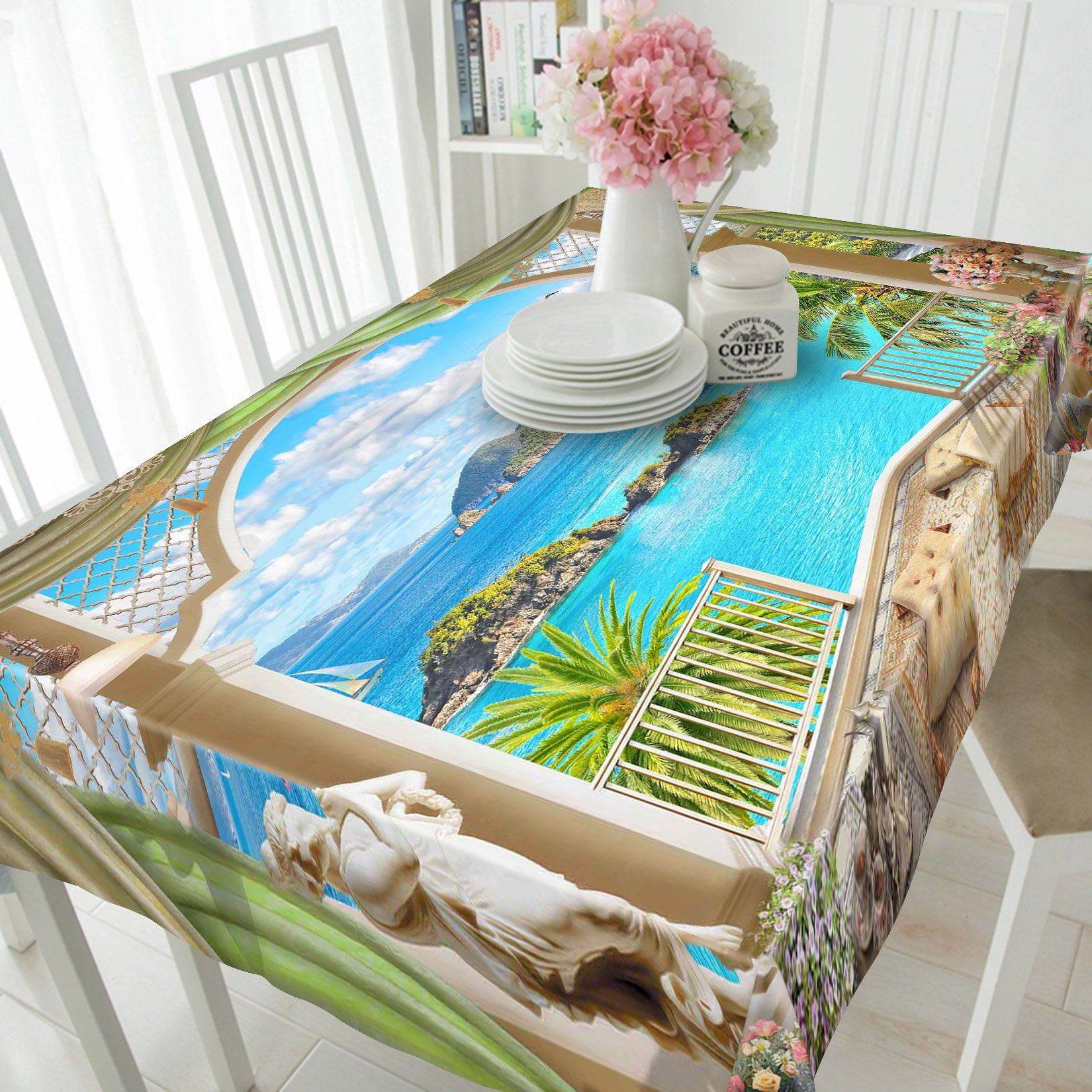 3D Pavilion Scenery 657 Tablecloths Wallpaper AJ Wallpaper 