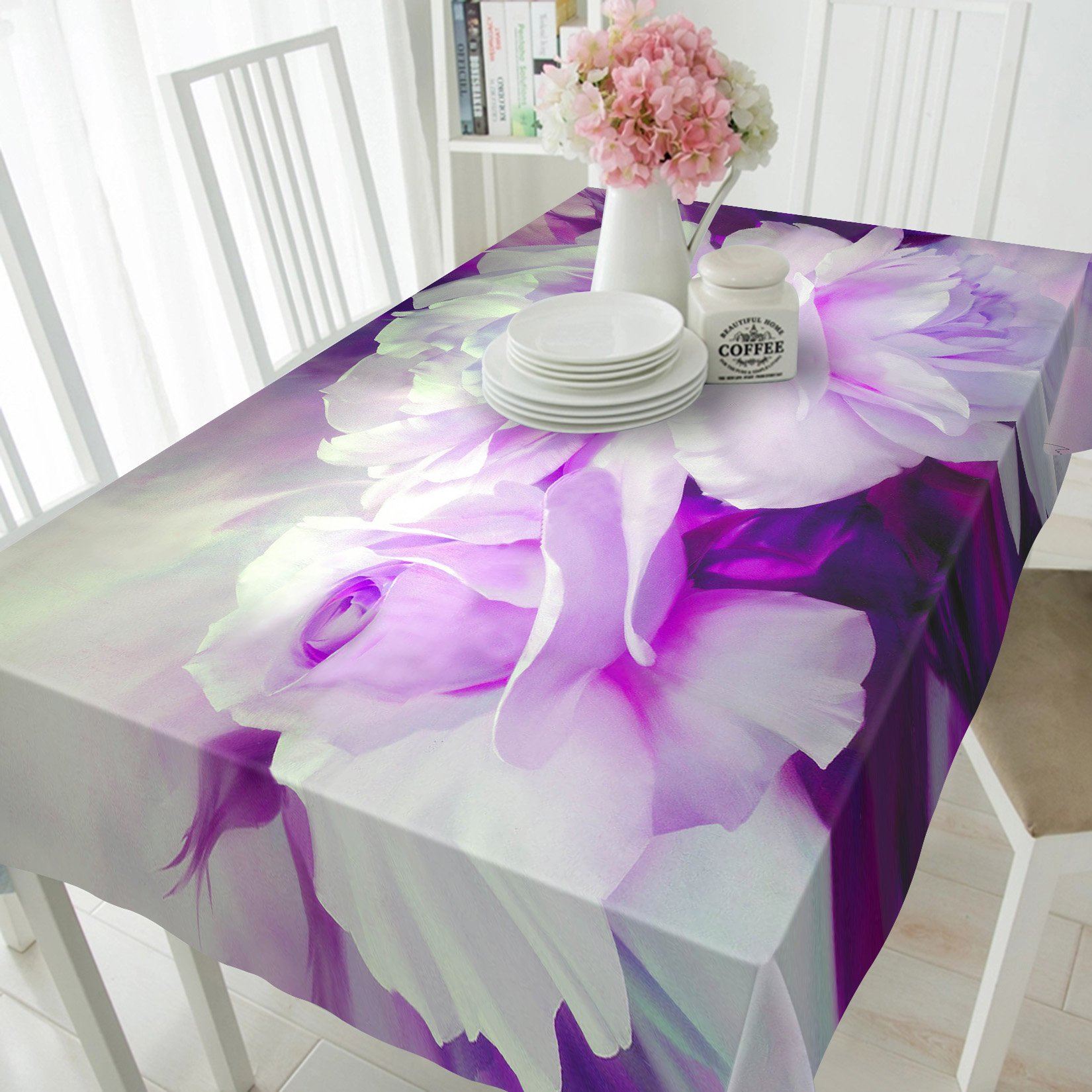 3D Big Flowers 295 Tablecloths Wallpaper AJ Wallpaper 