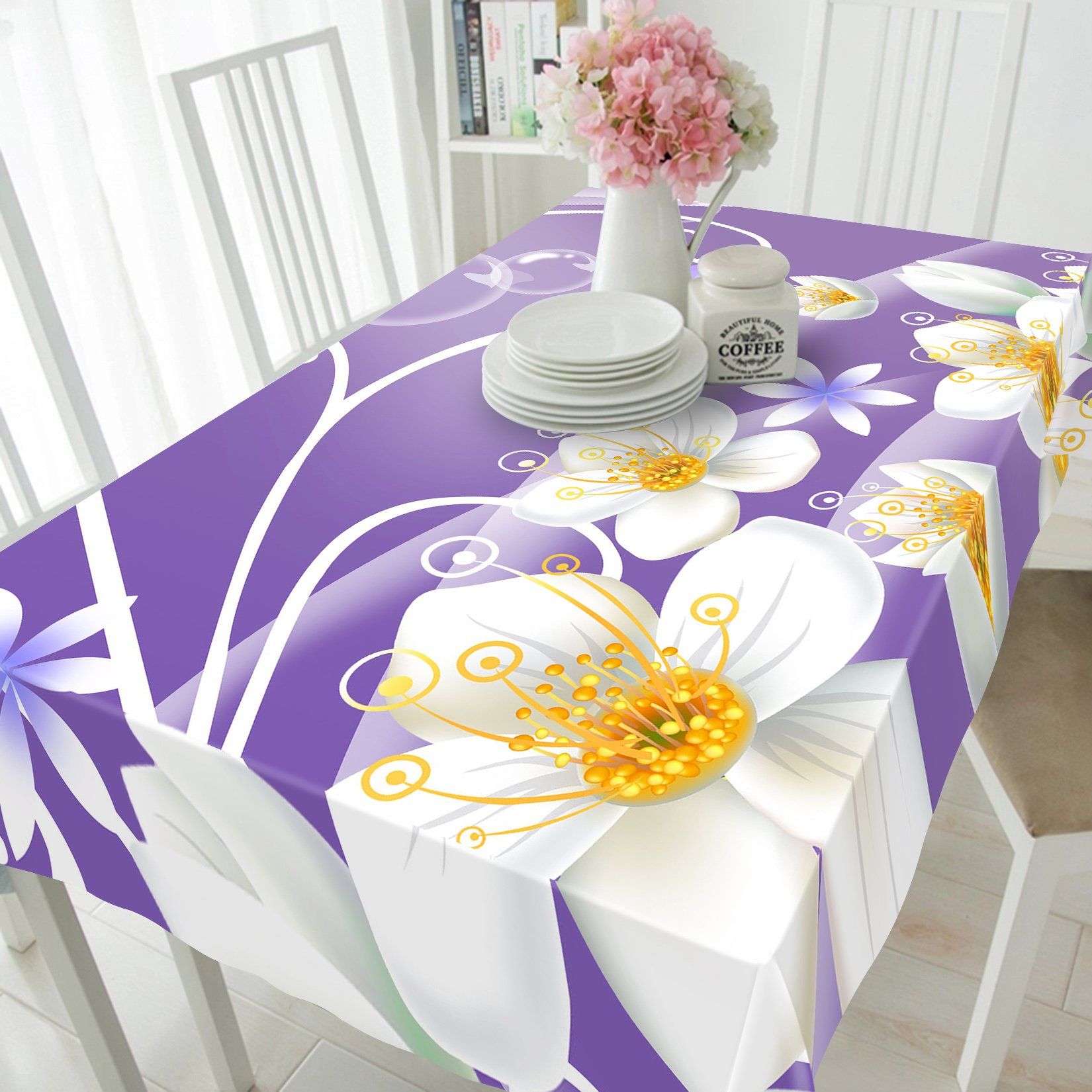 3D Flowers Vines 235 Tablecloths Wallpaper AJ Wallpaper 