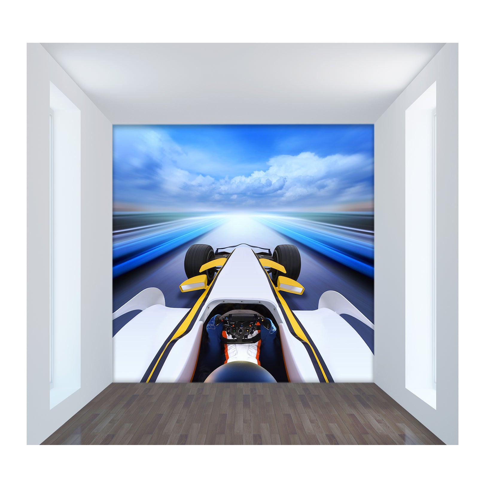 3D Racing Venue 015 Vehicle Wall Murals