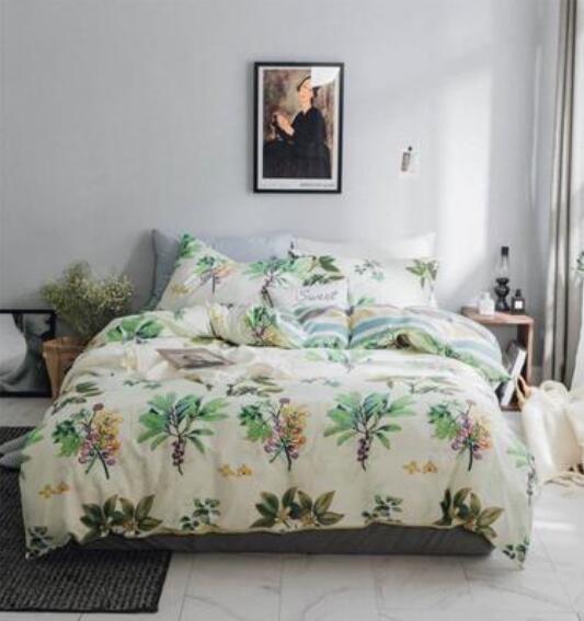 3D Leaves 20312 Bed Pillowcases Quilt