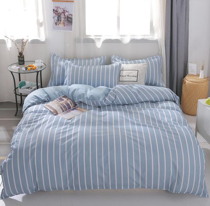 3D Gray Vertical Stripes 12090 Bed Pillowcases Quilt