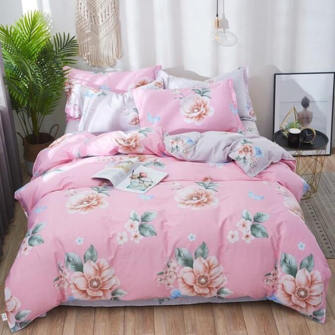 3D Big Pink Flowers 3121 Bed Pillowcases Quilt