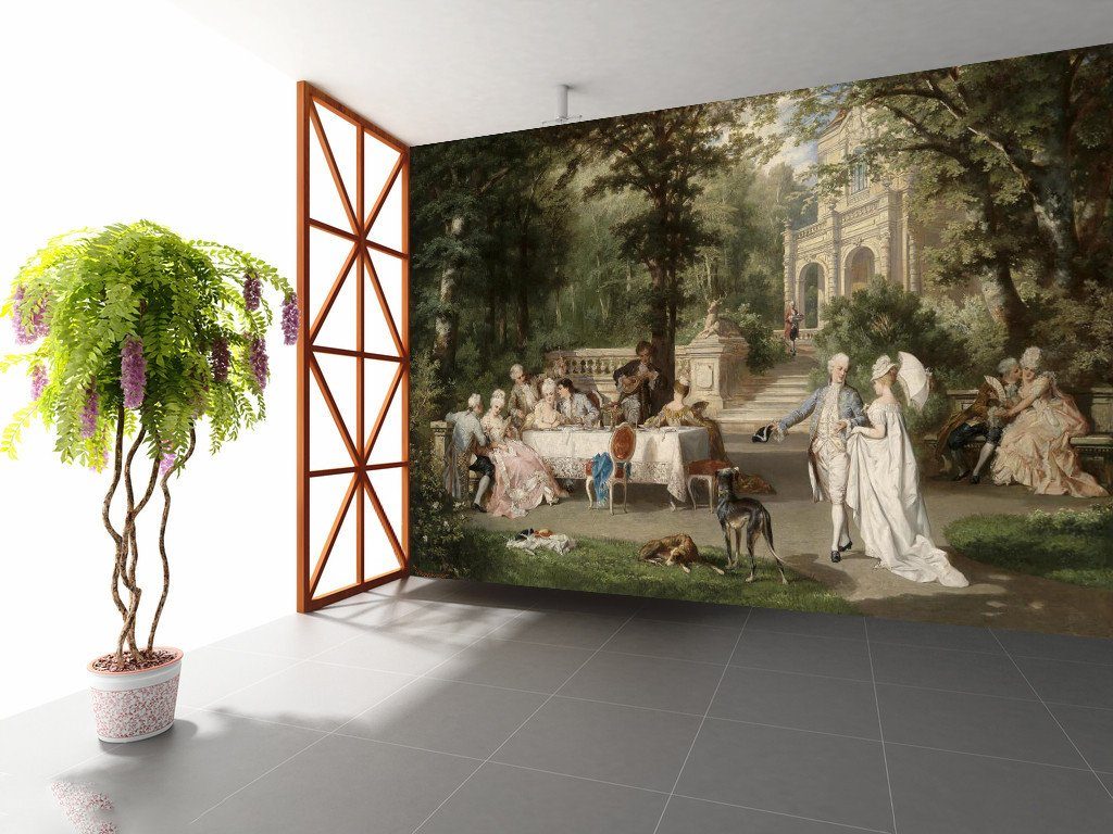 Gathering Outside The Palace 234 Wallpaper AJ Wallpaper 1 