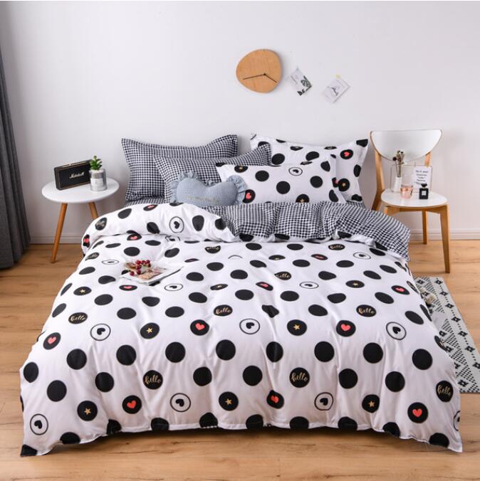 3D Black Dots 12138 Bed Pillowcases Quilt