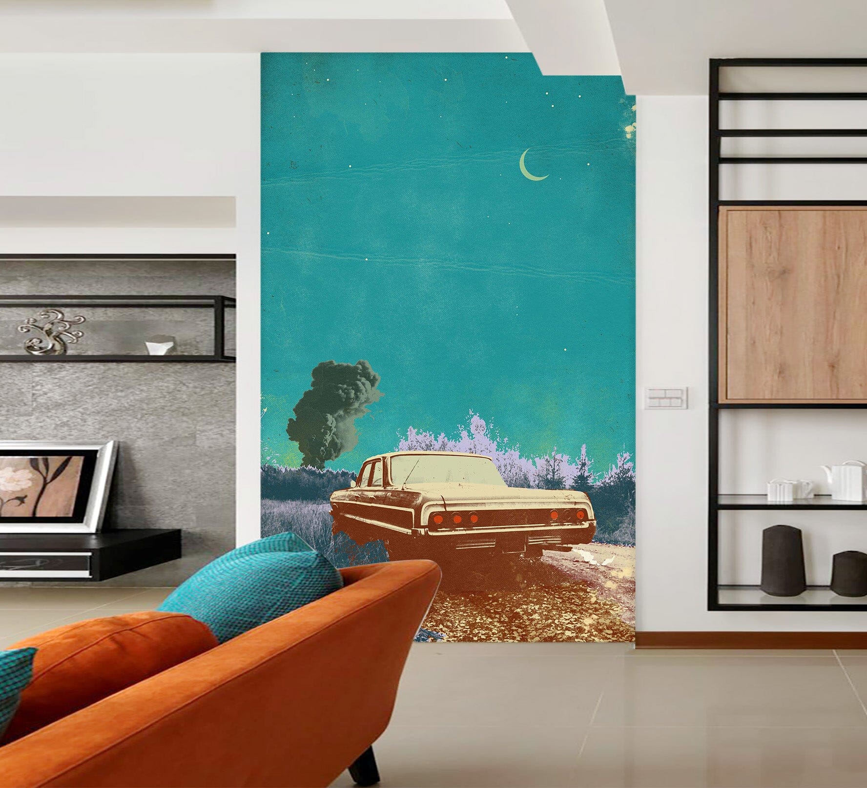 3D Evening Explosion 1402 Showdeer Wall Mural Wall Murals Wallpaper AJ Wallpaper 2 