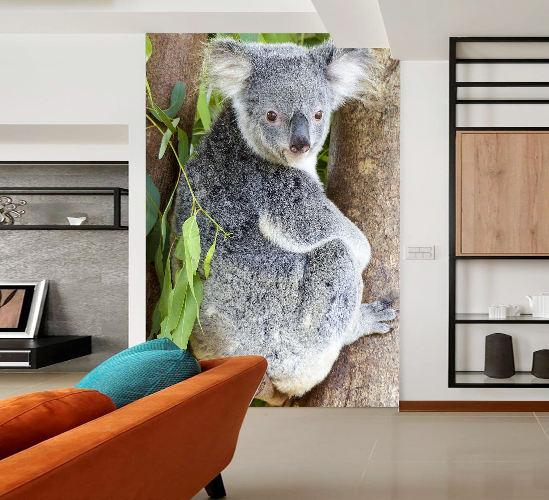 3D Koala Leaves 130 Wall Murals Wallpaper AJ Wallpaper 2 