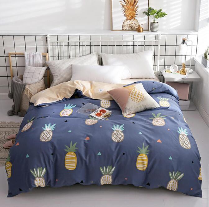 3D Pineapple 4121 Bed Pillowcases Quilt
