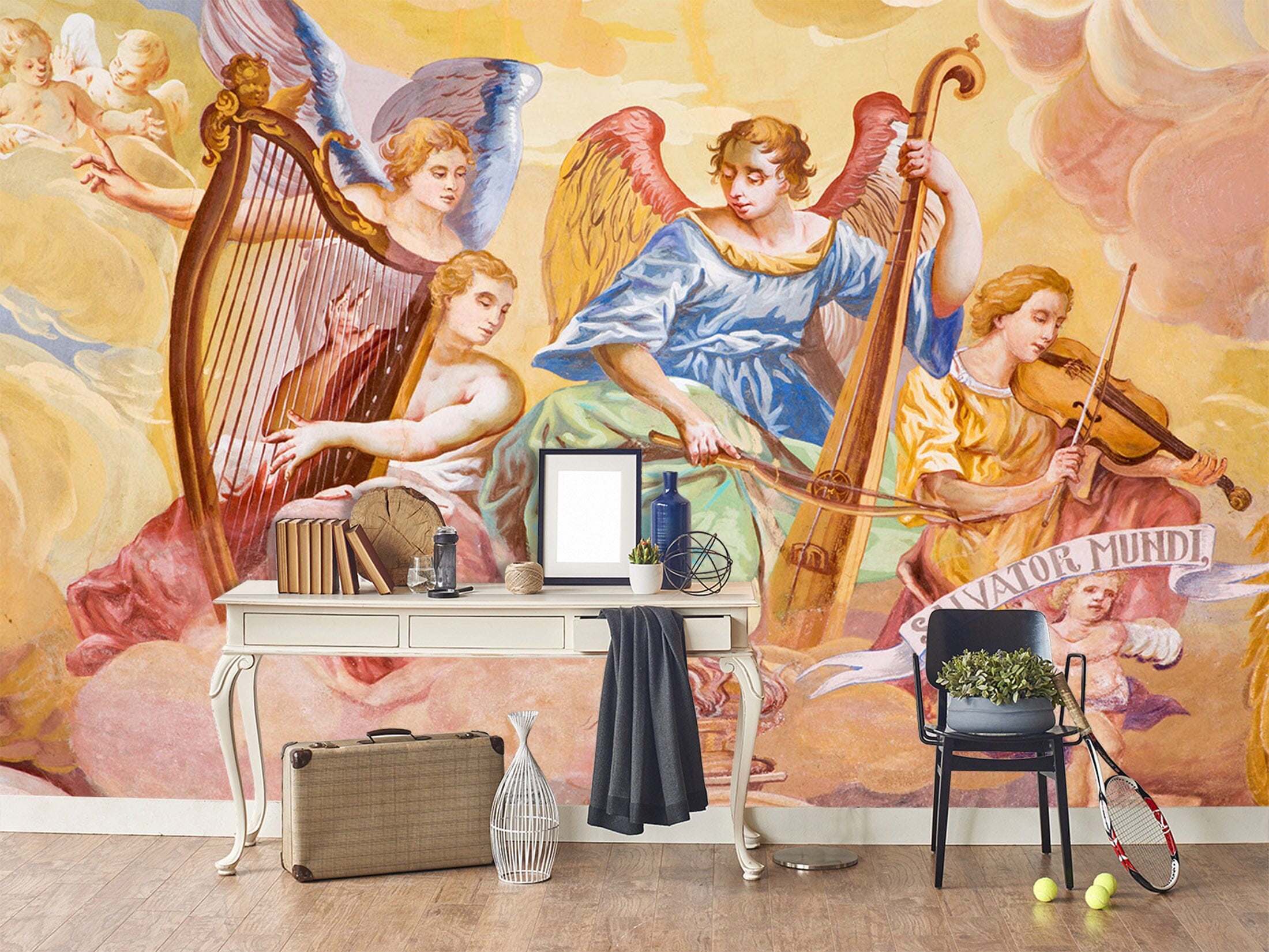 3D Play The Harp 1539 Wall Murals Wallpaper AJ Wallpaper 2 