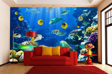 Colorful Fishes Wallpaper AJ Wallpaper 