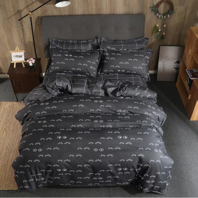 3D Eyelash Pattern 12188 Bed Pillowcases Quilt