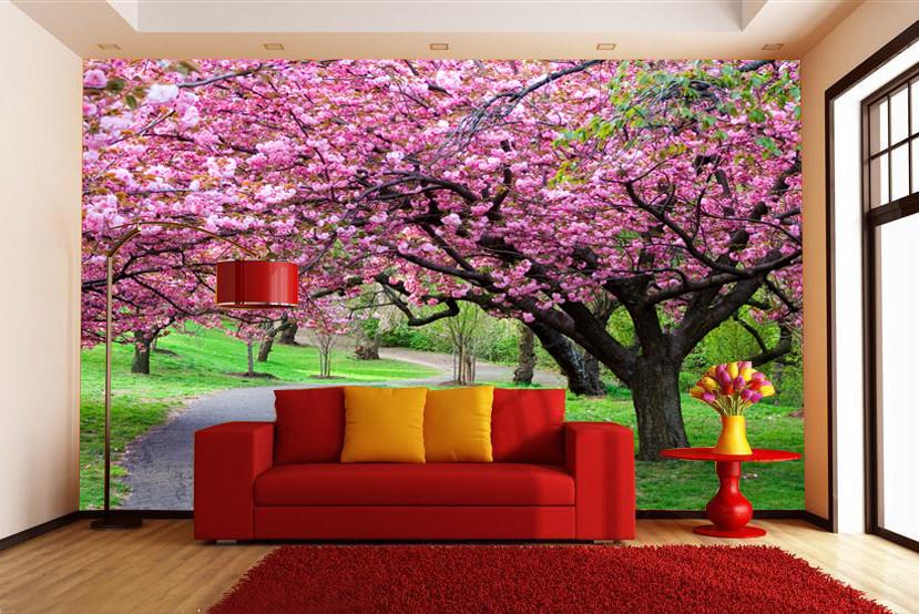 Blooming Peach Trees 1 Wallpaper AJ Wallpaper 