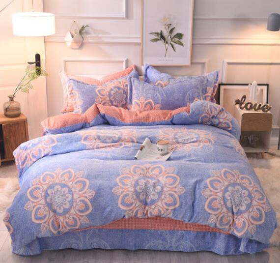 3D Light Purple Totem 20129 Bed Pillowcases Quilt