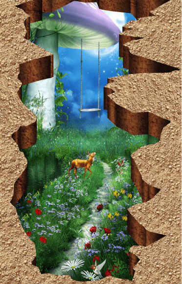 3D Deer Floor Mural Wallpaper AJ Wallpaper 2 