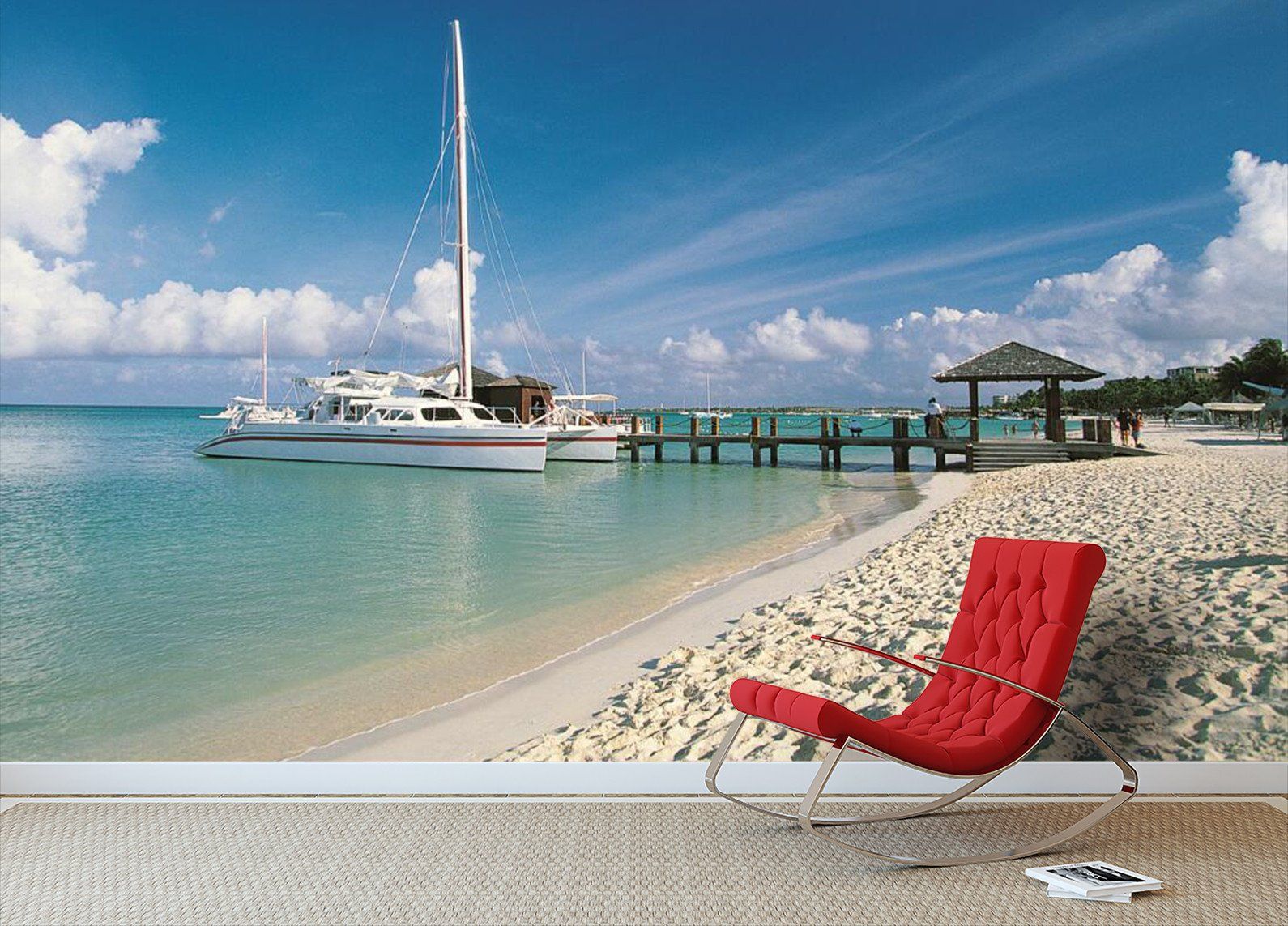 Ocean Beach And Ship 83 Wallpaper AJ Wallpaper 1 