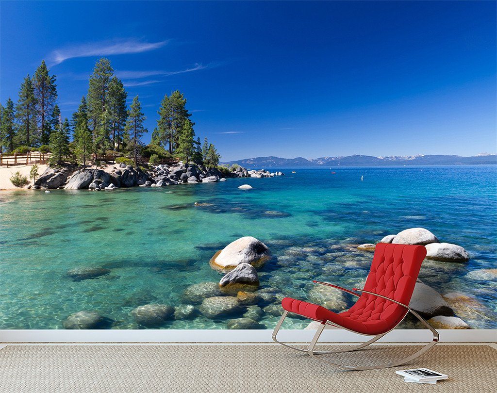 3D Light Blue Beach 92 Wallpaper AJ Wallpaper 