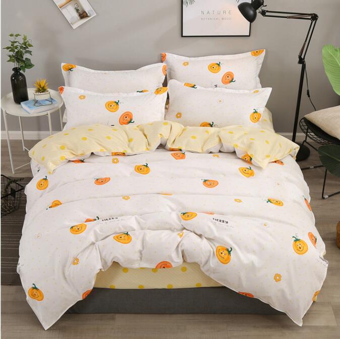 3D Small Pumpkin Pattern 13087 Bed Pillowcases Quilt
