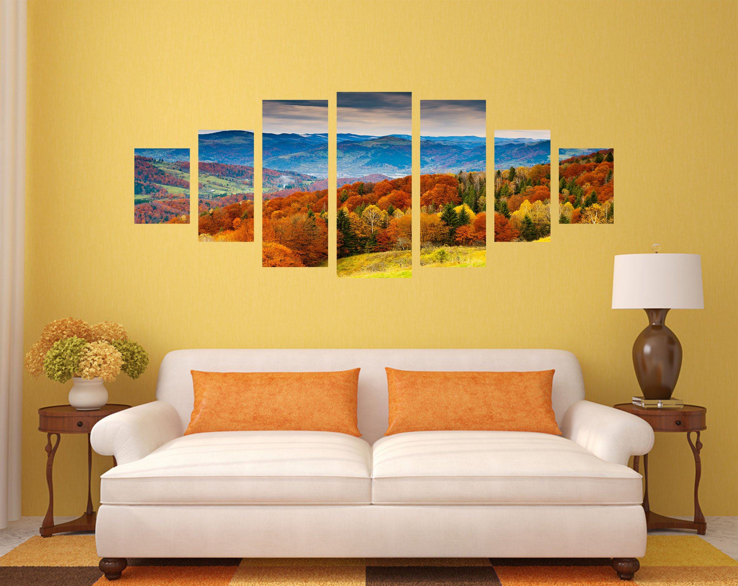 3D Mountain Maple 111 Unframed Print Wallpaper Wallpaper AJ Wallpaper 