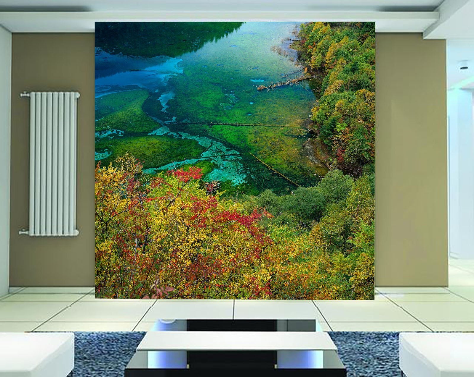 Colorful River Scenery Wallpaper AJ Wallpaper 