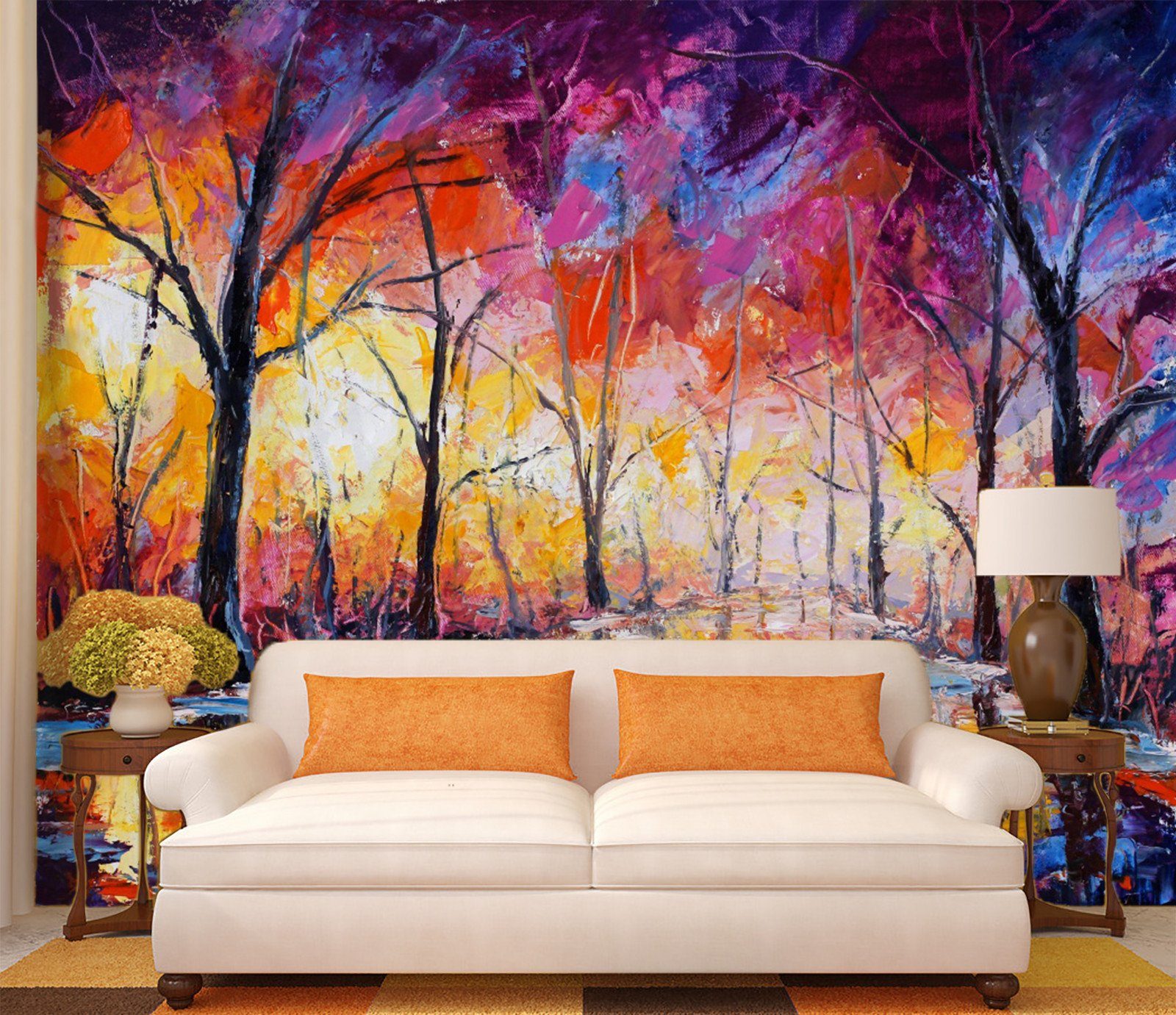 3D Burning Forest 22 Wallpaper AJ Wallpaper 