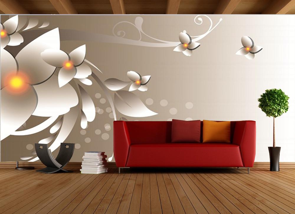 Flying Flowers Wallpaper AJ Wallpaper 