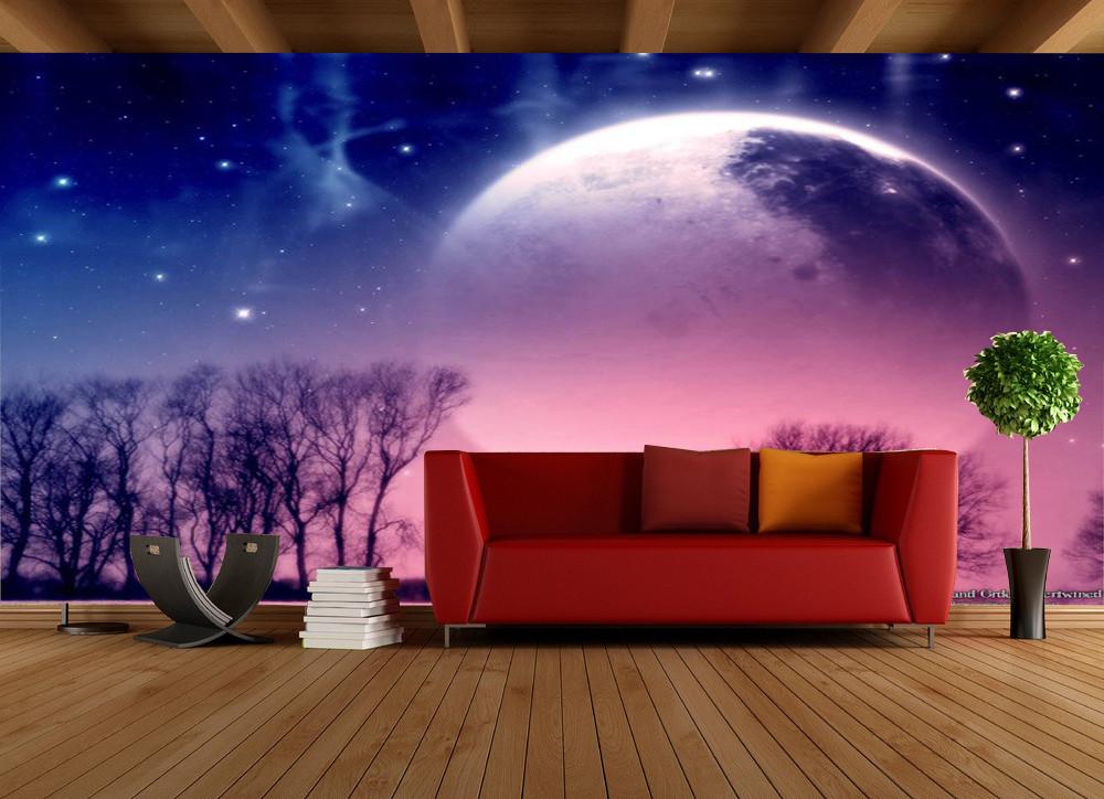 Full Moon Evening Wallpaper AJ Wallpaper 