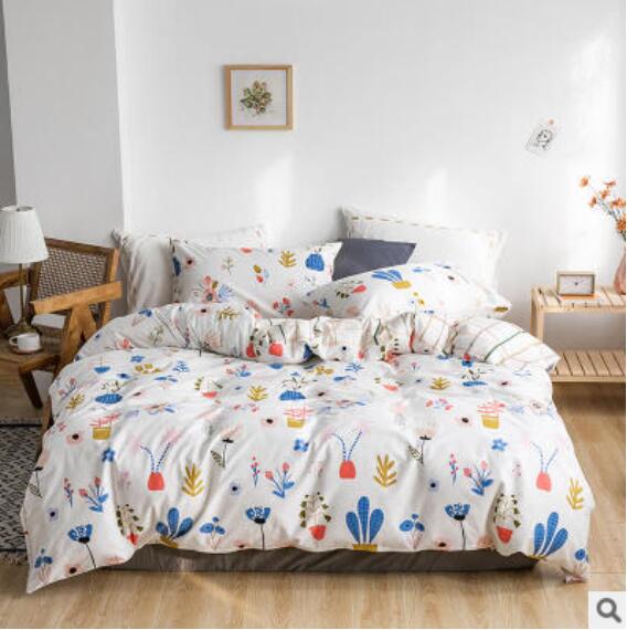 3D Colored Flowers 30116 Bed Pillowcases Quilt