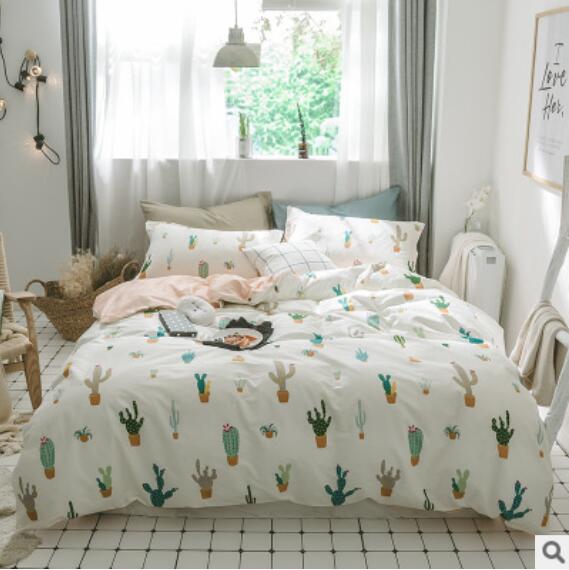 3D Cactus Potted 15202 Bed Pillowcases Quilt